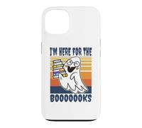 I'm Here For The Books Ghost Teacher Student Retro Case for iPhone 13