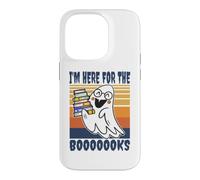 I'm Here For The Books Ghost Teacher Student Retro Case for iPhone 14 Pro