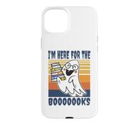 I'm Here For The Books Ghost Teacher Student Retro Case for iPhone 15 Plus