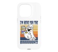 I'm Here For The Books Ghost Teacher Student Retro Case for iPhone 15 Pro