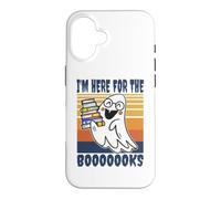I'm Here For The Books Ghost Teacher Student Retro Case for iPhone 16