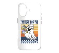 I'm Here For The Books Ghost Teacher Student Retro Case for iPhone 17