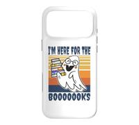 I'm Here For The Books Ghost Teacher Student Retro Case for iPhone 17 Pro Max
