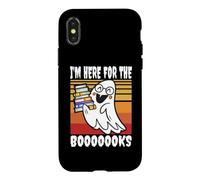 I'm Here For The Books Ghost Teacher Student Retro Case for iPhone X/XS