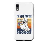 I'm Here For The Books Ghost Teacher Student Retro Case for iPhone XR