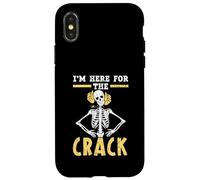 I'm Here For The Crack Chiropractor Spine Whisperer Chiro Case for iPhone X/XS