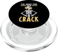 I'm Here For The Crack Chiropractor Spine Whisperer Chiro PopSockets PopGrip for MagSafe