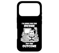 I'm Here for the Income Not the Outcome Cat Worker Gear Case for iPhone 17 Pro