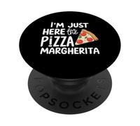 I'm Here for the Pizza Margherita Italian Tomato Pizzeria PopSockets Adhesive PopGrip