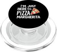 I'm Here for the Pizza Margherita Italian Tomato Pizzeria PopSockets PopGrip for MagSafe