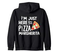 I'm Here for the Pizza Margherita Italian Tomato Pizzeria Zip Hoodie