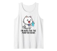 I'm Here For the Purr-Reviews | Cat Lover Professor | Kitten Tank Top