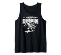 I'm Here for The Roughhousing Funny Rogue Toad On Skateboard Tank Top