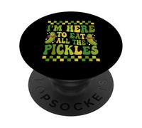 I'm Here To Eat All the Pickles PopSockets Adhesive PopGrip