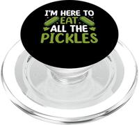 I'm Here To Eat All The Pickles PopSockets PopGrip for MagSafe