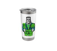 I'm Here to Hit Trees and Curse Frankenstein Disc Golf Stainless Steel Insulated Tumbler