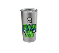 I'm Here to Hit Trees and Curse Frankenstein Disc Golf Stainless Steel Insulated Tumbler