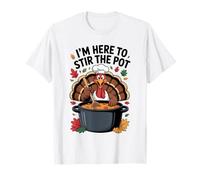 I'm Here to Stir The Pot Funny Cooking Lover Pun Men Women T-Shirt