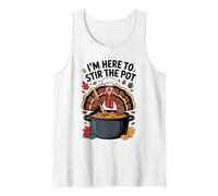 I'm Here to Stir The Pot Funny Cooking Lover Pun Men Women Tank Top