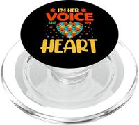 I'm Here Voice She Is My Heart PopSockets PopGrip for MagSafe