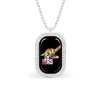 I'm Hers Lesbian Couple LGBT Funny Pendant Necklace for Women Personalized Fashion Jewelry Diamond Necklaces for Wedding Birthday Gold Silver