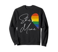 I'm Hers She's Mine Matching For Pride Lesbian Couples LGBTQ Sweatshirt