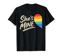 I'm Hers She's Mine Matching For Pride Lesbian Couples LGBTQ T-Shirt