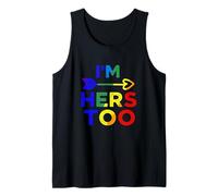 Im Hers Too LGBT Pride Rainbow Support Tank Top