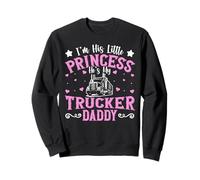 I'm His Little Princess - My Trucker Daddy - Trucker Wife Sweatshirt