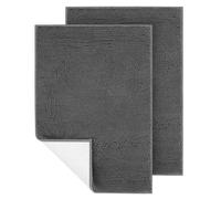 IM HOME 2 Pieces Chenille Absorbent Outdoor Doormat 36" x 24", Washable Muddy Door Mats for Dog Non Slip Indoor Doormats Dog Mat for Muddy Paw Front Inside Doormat for Entryway Grey