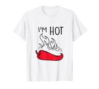 I'm Hot Chilli Pepper - Hot Food on Fire Summer T-Shirt T-Shirt