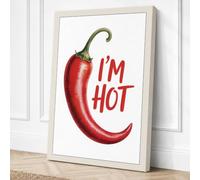 I'm Hot Pepper Modern Canvas Wall Art Print 36x24 Inch (91 x 61 cm)