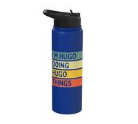 I'm Hugo Doing Hugo Things Funny Personalized Quote Stainless Steel Insulated Water Bottle