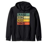 I'm Hugo Doing Hugo Things Funny Personalized Quote Zip Hoodie