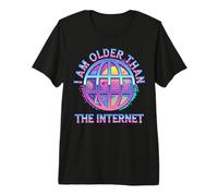 I'm I m Older Than The Internet 1980s 1990s Nostalgia Gifts Premium T-Shirt