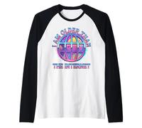 I'm I m Older Than the Internet 1980s 1990s Nostalgia Gifts Raglan Baseball Tee
