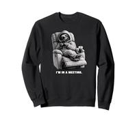 I'm In A Meeting Funny Sloth Office Humor WFH Design Sweatshirt