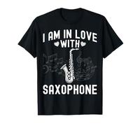 I'm in Love with Saxophone - Alto Tenor Saxophone Lover Sax T-Shirt