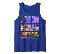 I'm in New York Bitch City Represent Parody Tank Top, Men, Royal Blue, XX-Large