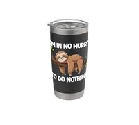 I'm in No Hurry to Do Nothing Sloth Stainless Steel Insulated Tumbler
