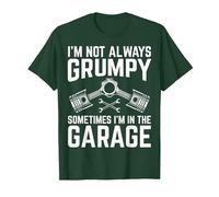 I'm in The Garage Auto Mechanic Car Maintenance Man Piston T-Shirt, Men, Dark Green, Small