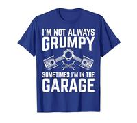 I'm in The Garage Auto Mechanic Car Maintenance Man Piston T-Shirt, Men, Royal Blue, X-Large