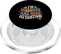 I'm Insecure And Need Attention Vulnerability Puns - PopSockets PopGrip for MagSafe