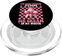 I'm Into Fitness Fit'ness Ice Cream In My Mouth Cone Girl PopSockets PopGrip for MagSafe