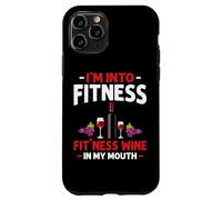 I'm into Fitness Wine In My Mouth Funny Gym Workout Lover Case for iPhone 11 Pro