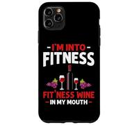 I'm into Fitness Wine In My Mouth Funny Gym Workout Lover Case for iPhone 11 Pro Max
