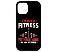 I'm into Fitness Wine In My Mouth Funny Gym Workout Lover Case for iPhone 12/12 Pro
