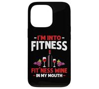 I'm into Fitness Wine In My Mouth Funny Gym Workout Lover Case for iPhone 13 Pro
