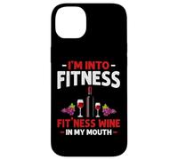 I'm into Fitness Wine In My Mouth Funny Gym Workout Lover Case for iPhone 14 Plus