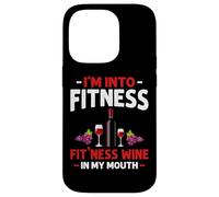 I'm into Fitness Wine In My Mouth Funny Gym Workout Lover Case for iPhone 14 Pro